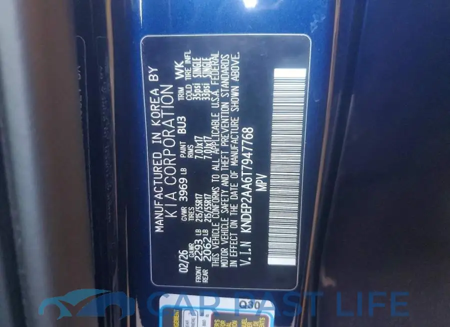 KNDEP2AA6T7947768# 13