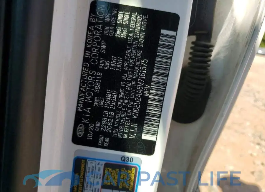 KNDEU2AA6M7161575# 13