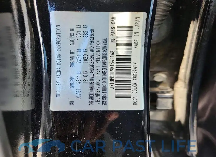 JM1BPBBL9M1343168# 12