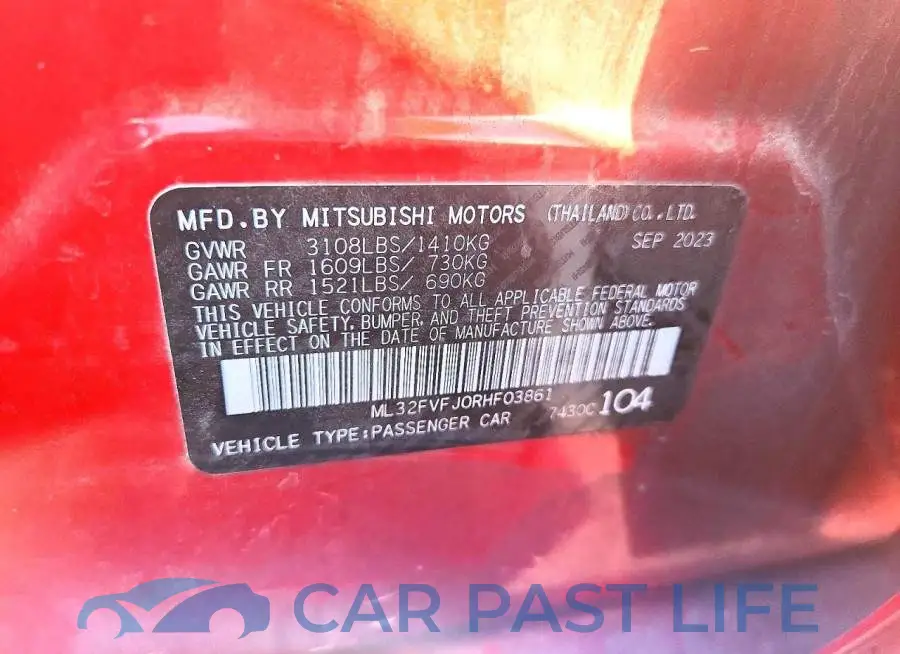 ML32FVFJ0RHF03861# 12