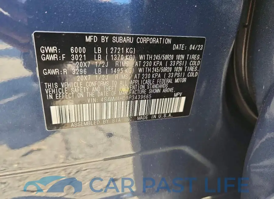 4S4WMAHD9P3439665# 14