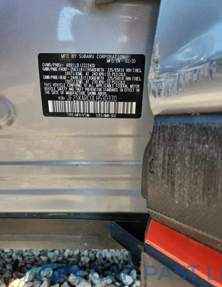 JF2SKARC0LH530370# 13