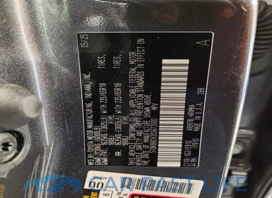 5TDKBRCH3SS672000# 14