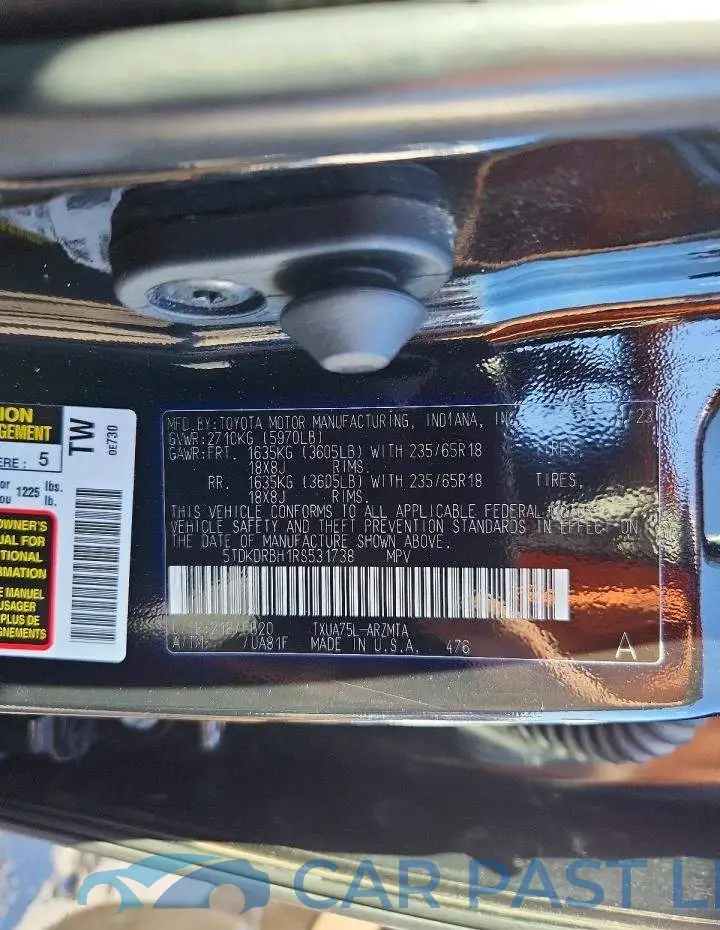 5TDKDRBH1RS531738# 13