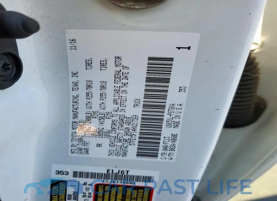 5TFEY5F14HX217369# 12