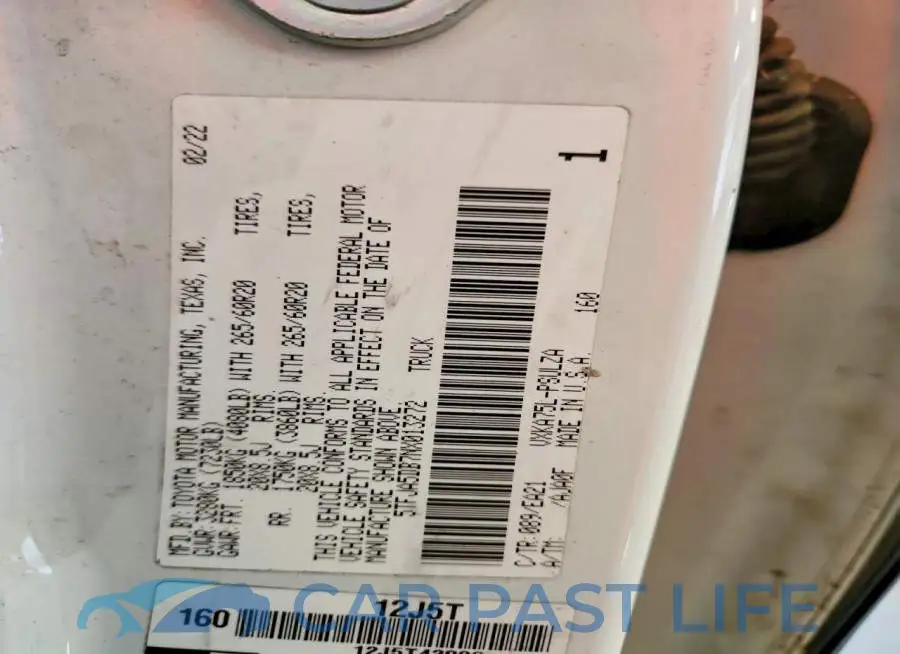 5TFJA5DB7NX013272# 12