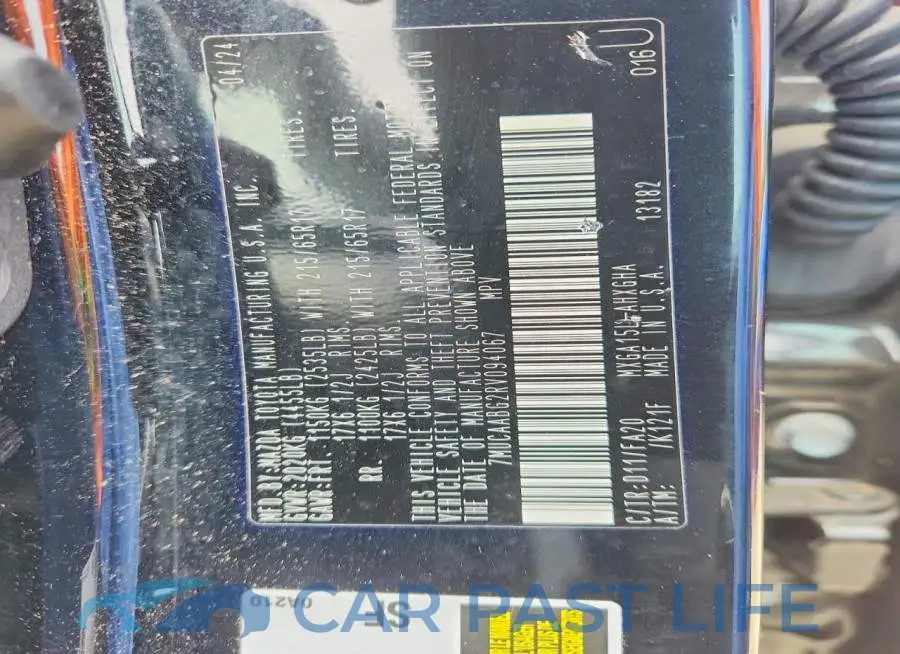 7MUCAABG2RV094067# 13
