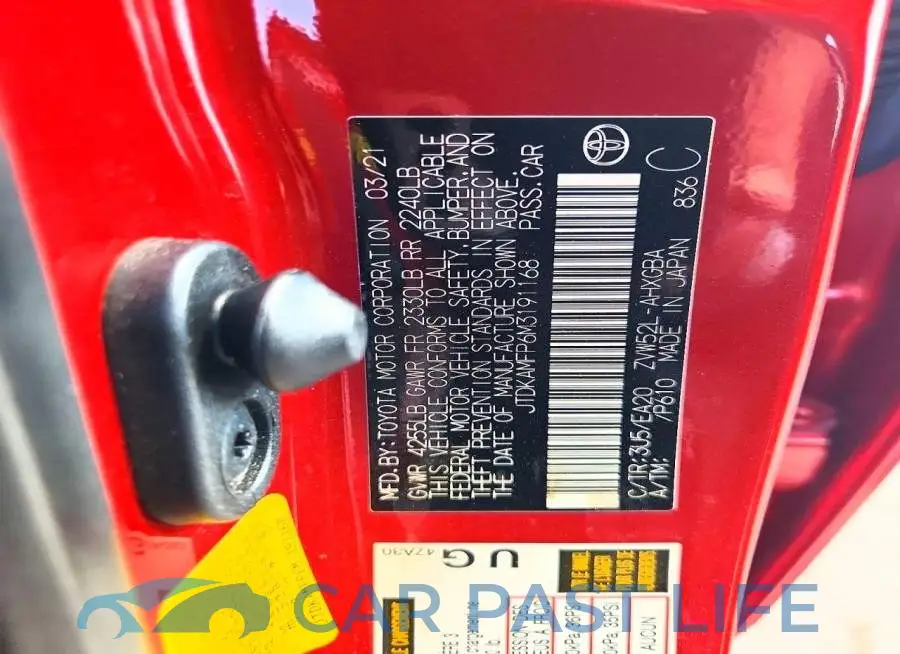 JTDKAMFP6M3191168# 12