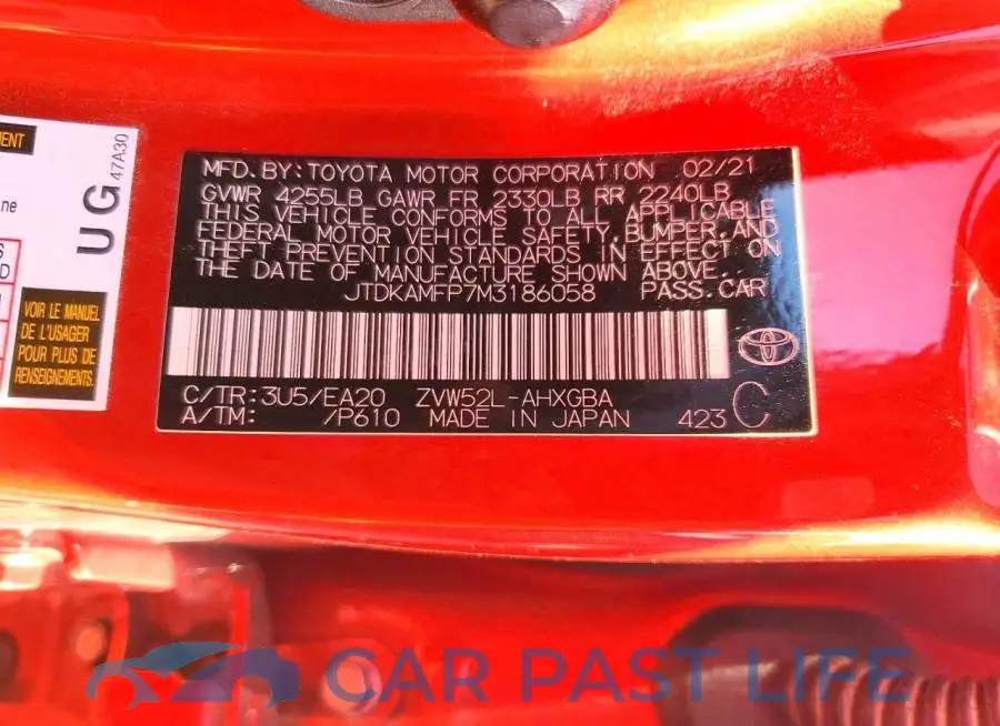 JTDKAMFP7M3186058# 12