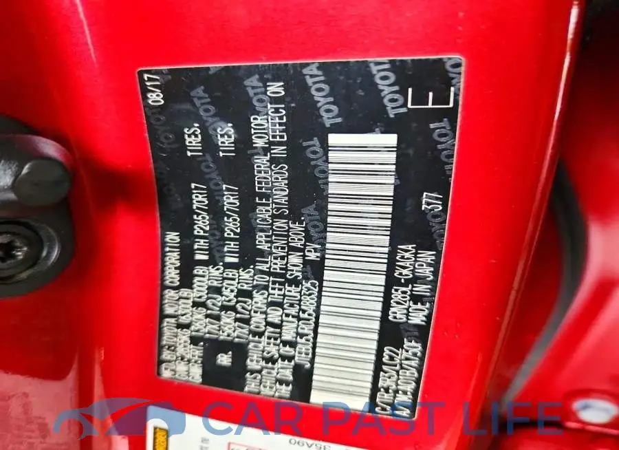 JTEBU5JR0J5488325# 14