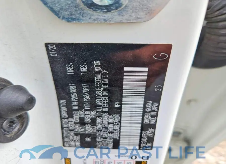 JTEBU5JR8L5796071# 12