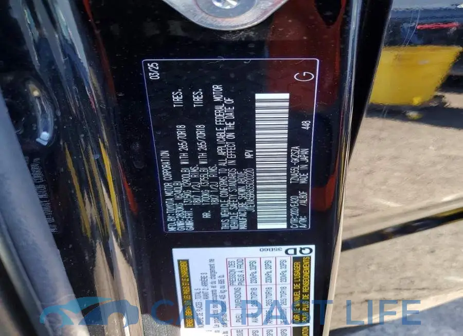 JTEVA5BR6S5020220# 13