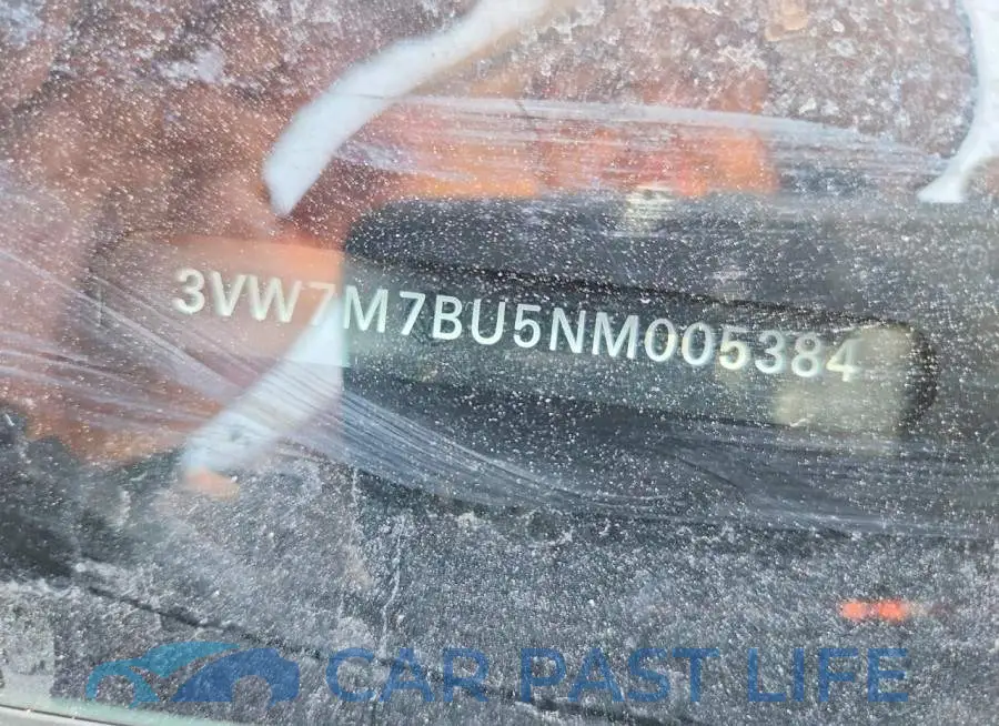 3VW7M7BU5NM005384# 12