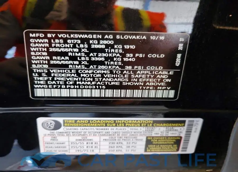 WVGEF7BP9HD003115# 13