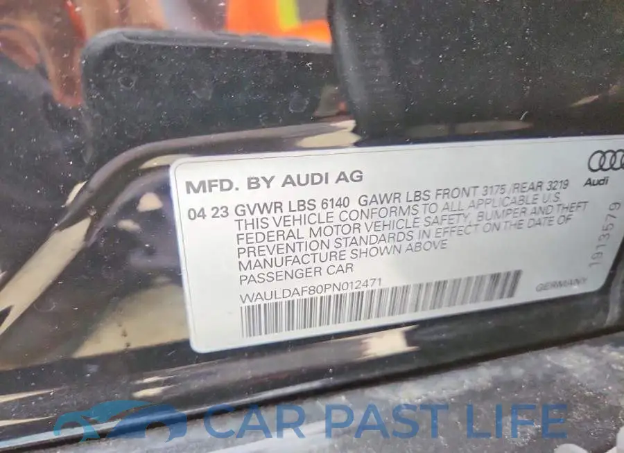 WAULDAF80PN012471# 12