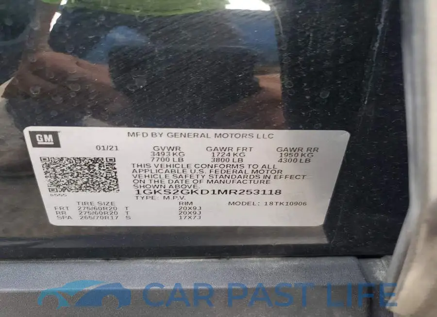 1GKS2GKD1MR253118# 13