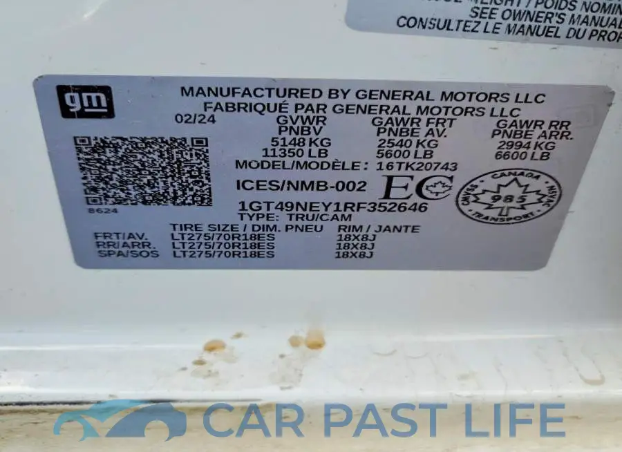 1GT49NEY1RF352646# 12