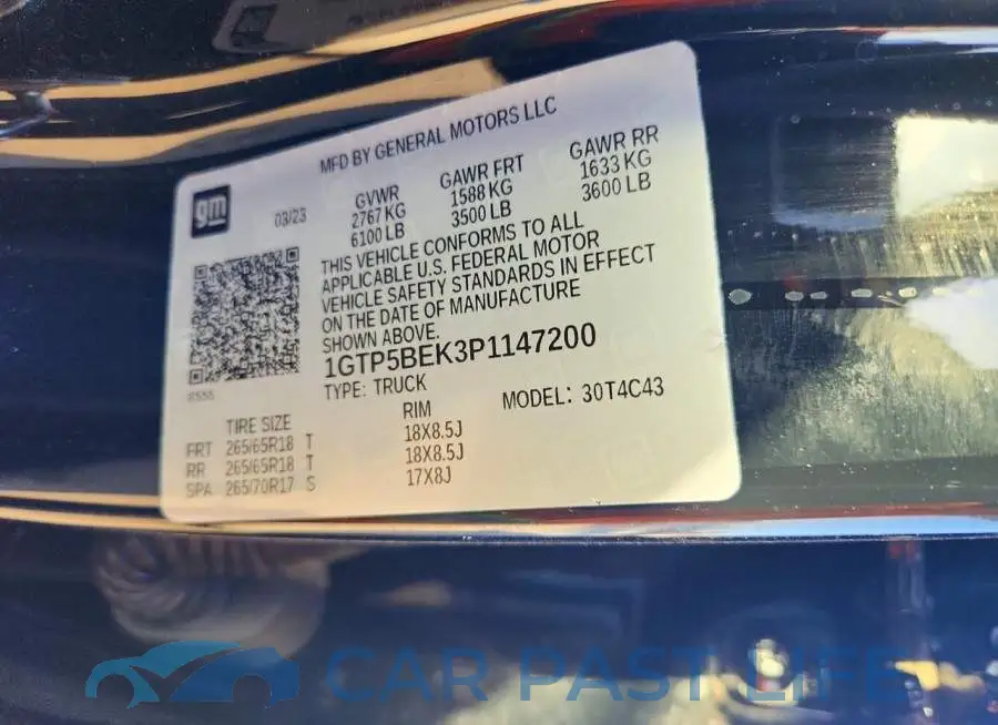 1GTP5BEK3P1147200# 12