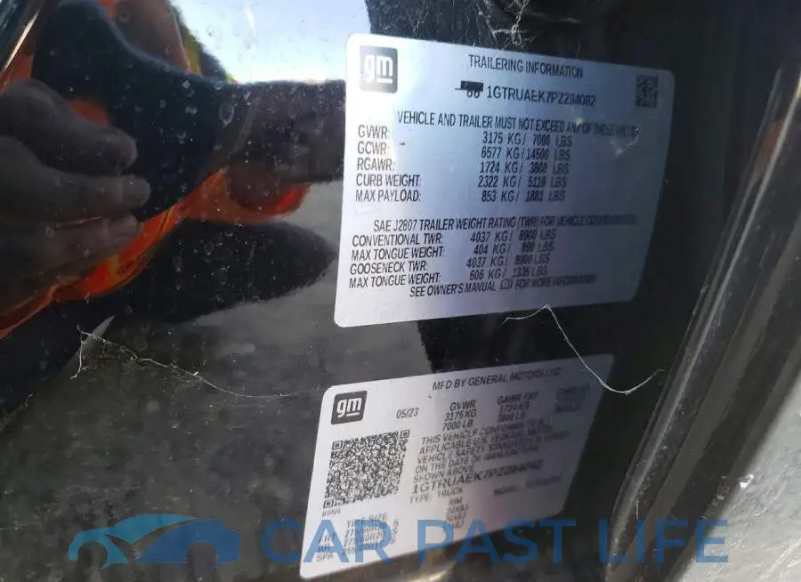 1GTRUAEK7PZ294062# 13