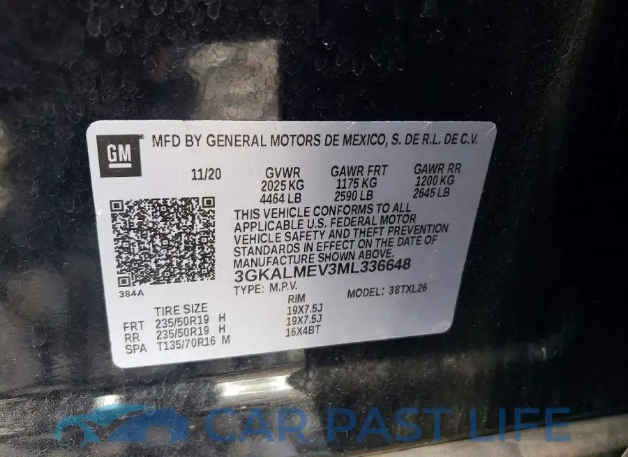 3GKALMEV3ML336648# 13