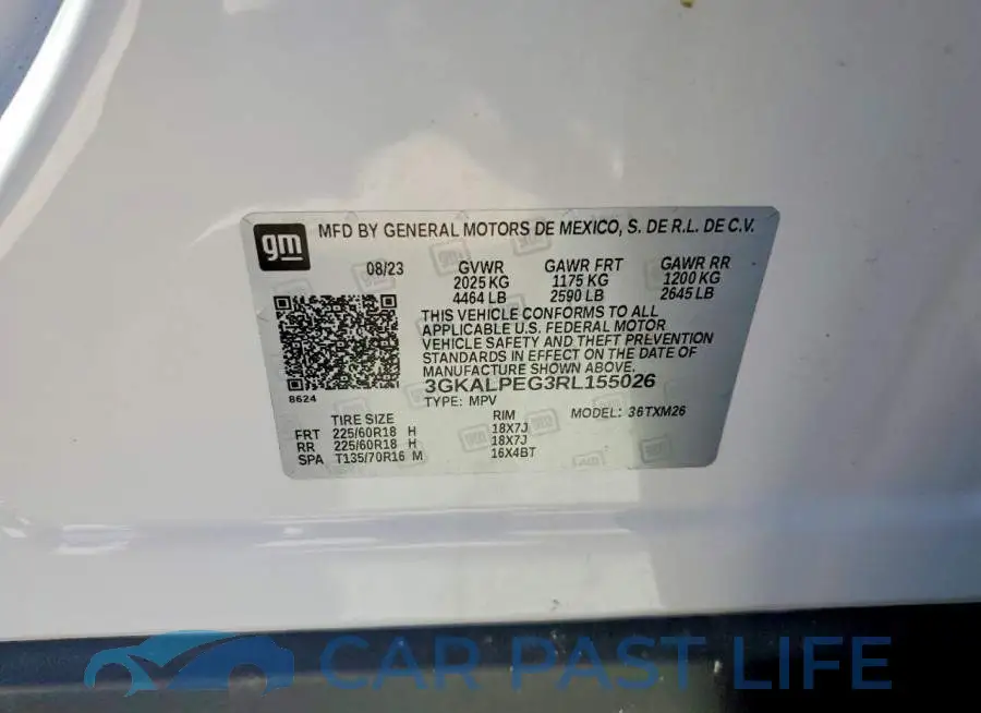 3GKALPEG3RL155026# 13