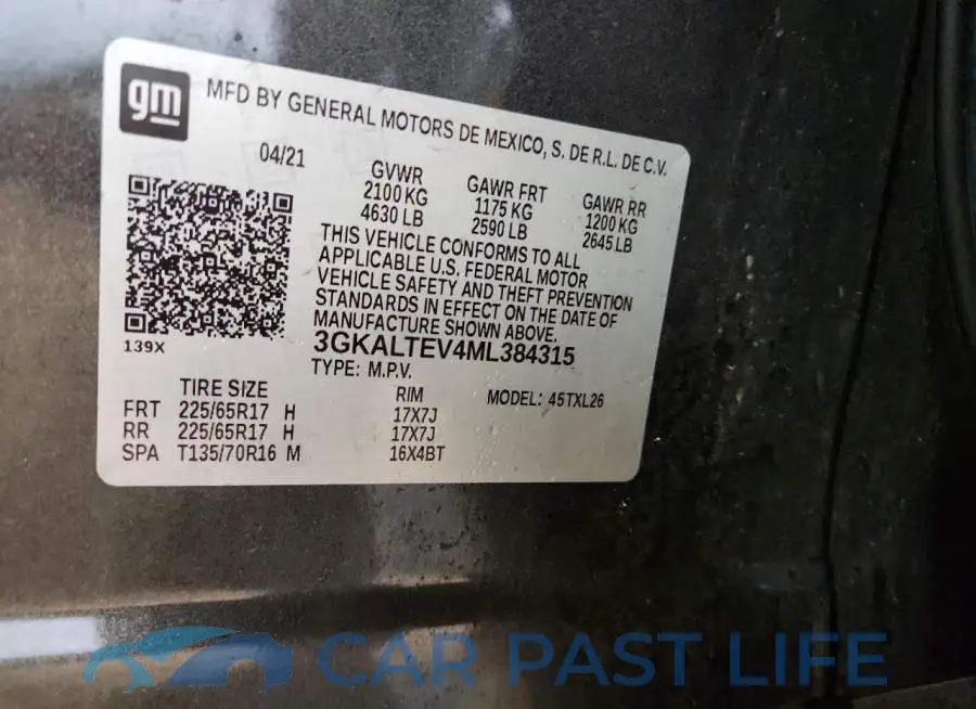 3GKALTEV4ML384315# 13