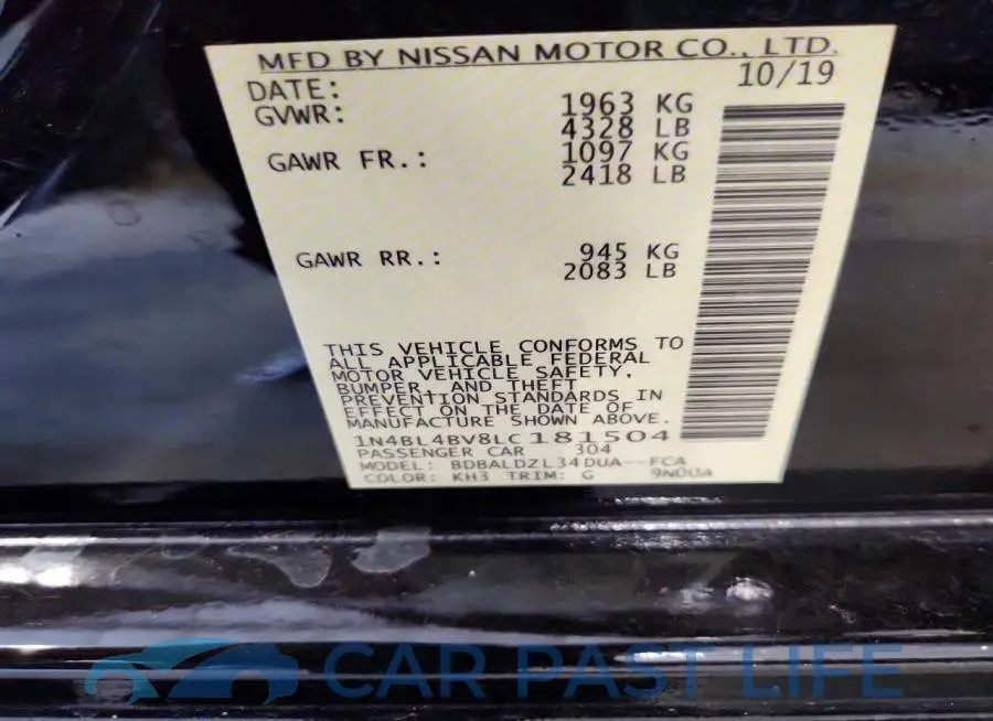 1N4BL4BV8LC181504# 12
