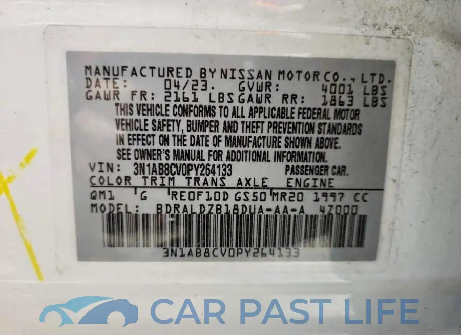 3N1AB8CV0PY264133# 12