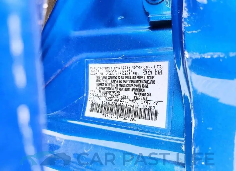 3N1AB8CV1PY302226# 12