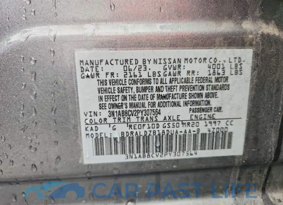 3N1AB8CV2PY307564# 12