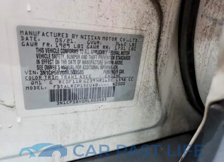 3N1CP5BV0ML503585# 12