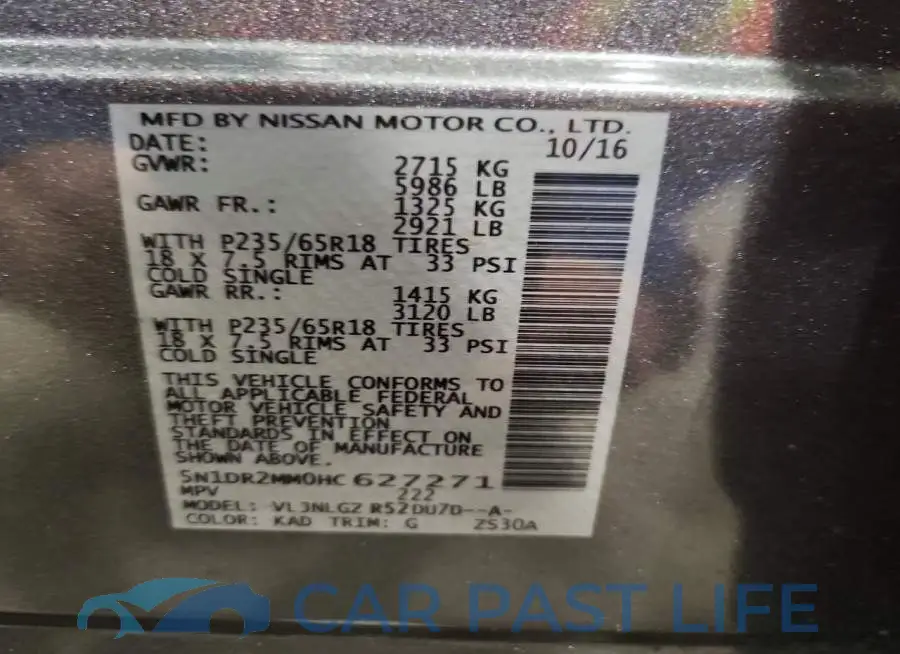 5N1DR2MM0HC627271# 13