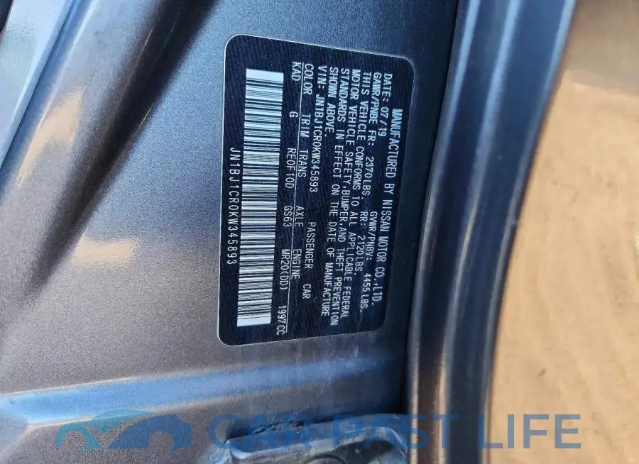 JN1BJ1CR0KW345893# 13