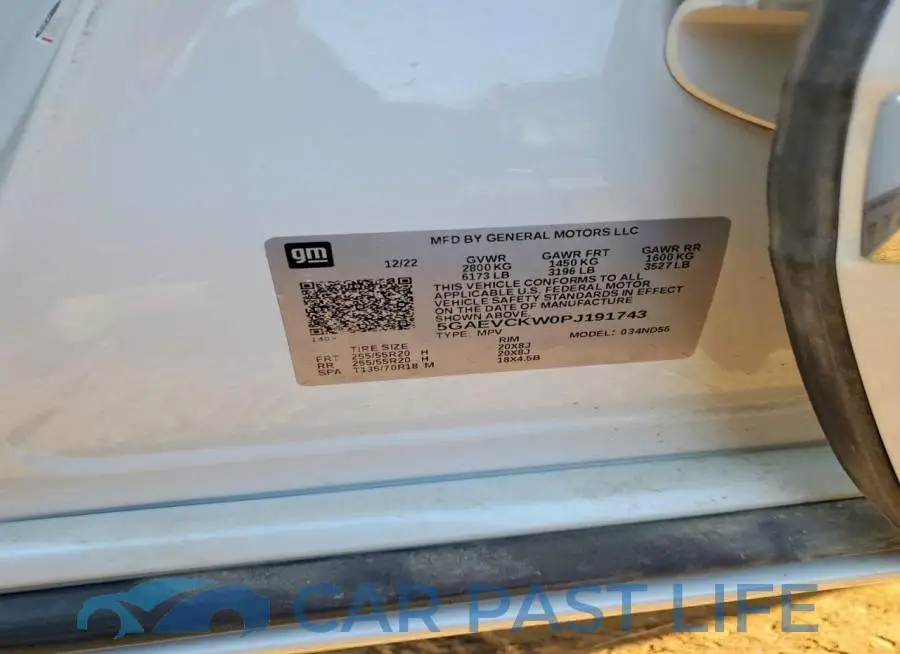 5GAEVCKW0PJ191743# 14