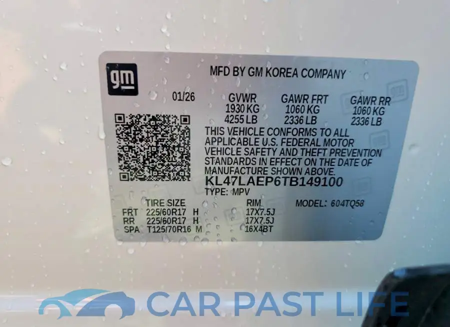 KL47LAEP6TB149100# 14