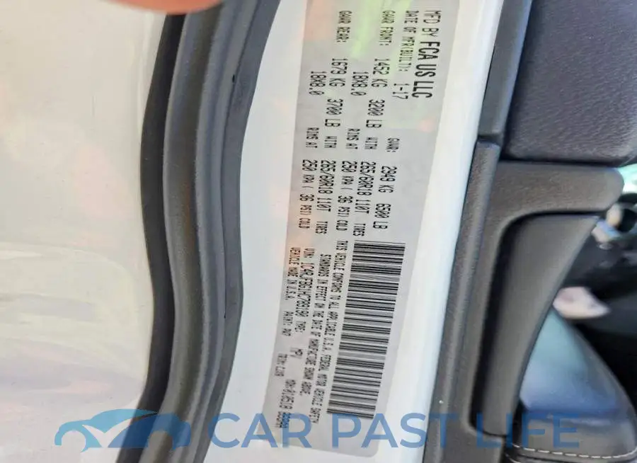 1C4RJFBG1HC789190# 12