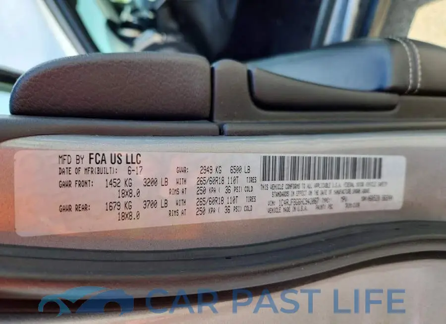 1C4RJFBG6HC943067# 13