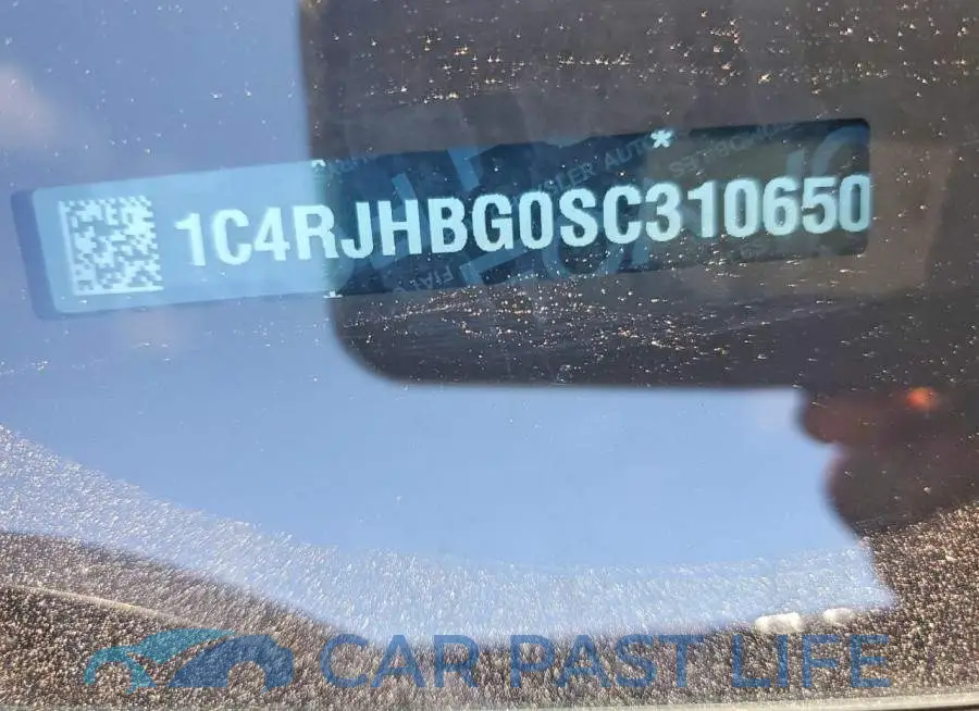 1C4RJHBG0SC310650# 13