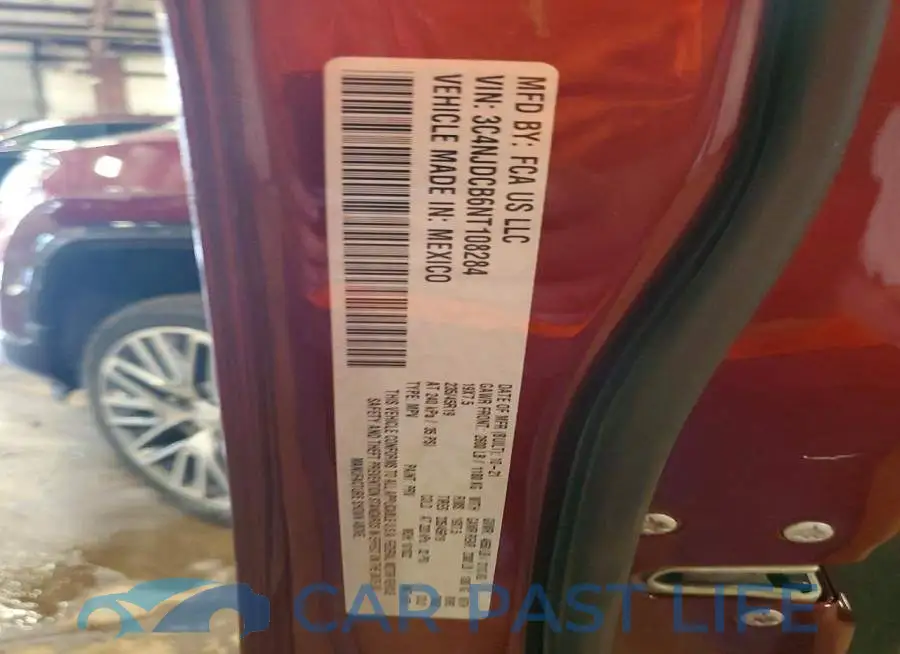 3C4NJDCB6NT108284# 12