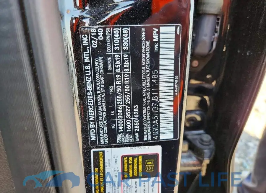 4JGDA5HB7JB111485# 14