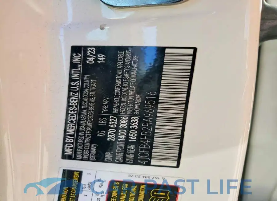 4JGFB4FB2RA969516# 13