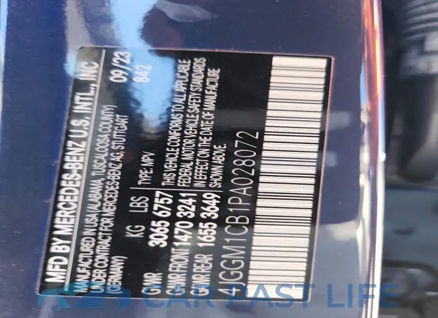 4JGGM1CB1PA028072# 13