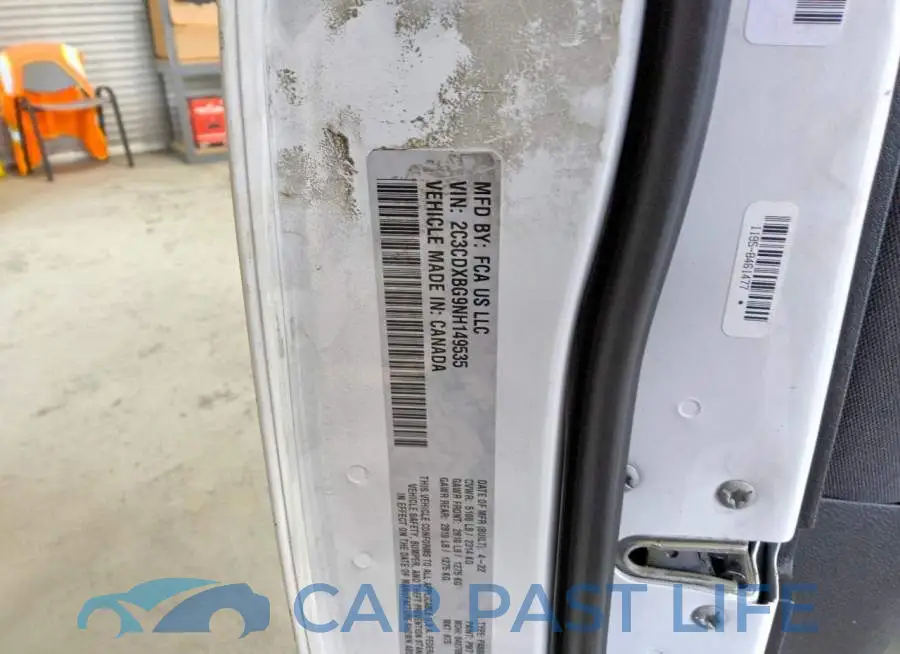 2C3CDXBG9NH149535# 12