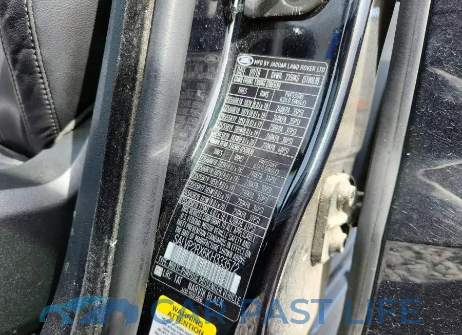 SALVP2RX6KH333572# 12
