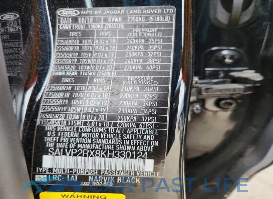 SALVP2RX8KH330124# 13