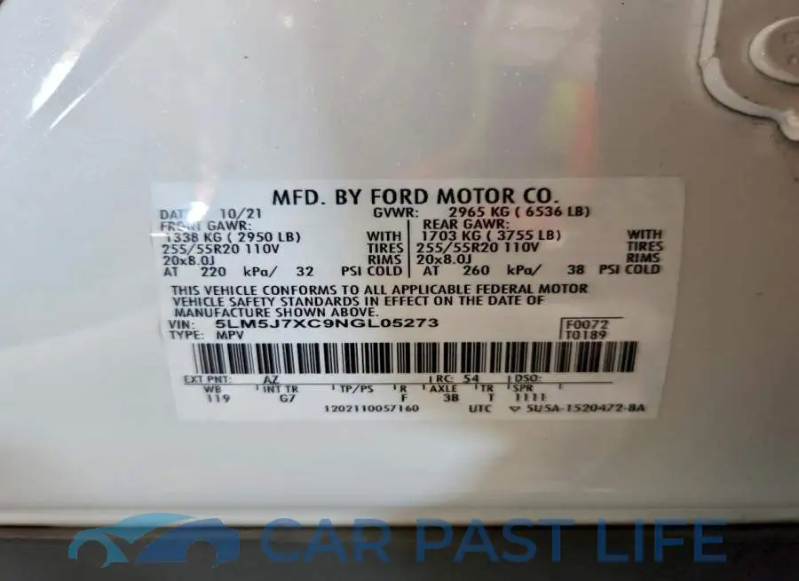 5LM5J7XC9NGL05273# 14