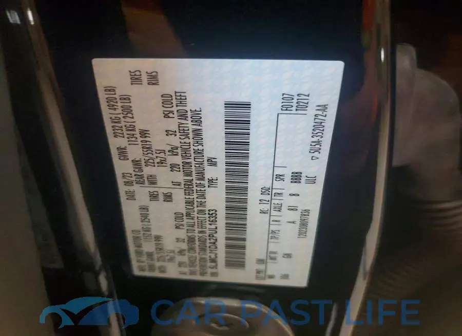 5LMCJ1DA2PUL16353# 13