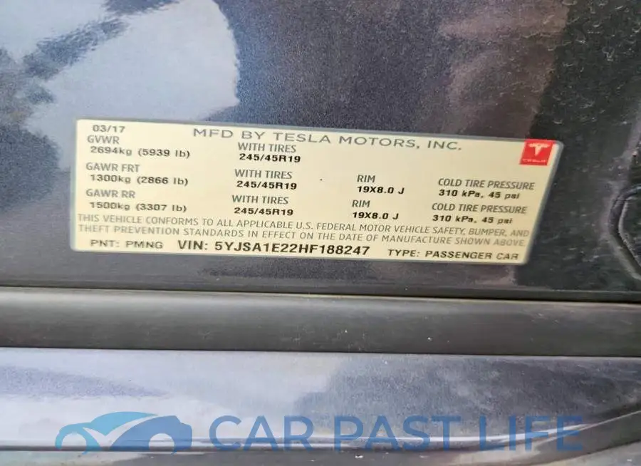 5YJSA1E22HF188247# 13