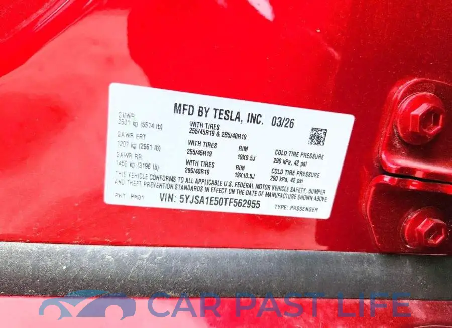 5YJSA1E50TF562955# 13