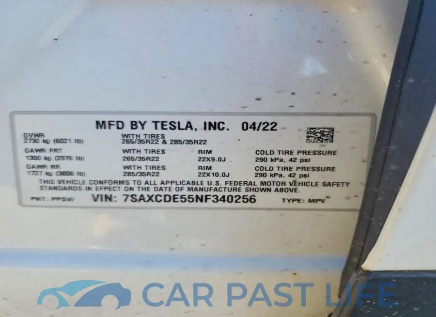 7SAXCDE55NF340256# 14